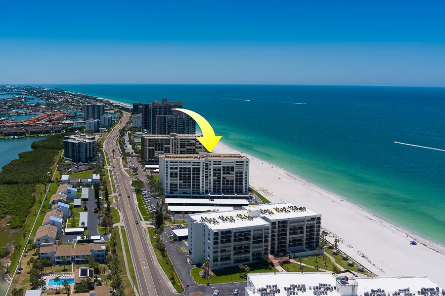 Real estate photography — 1460 Gulf Boulevard, Clearwater Beach, Florida, 33767 | 4D Productions